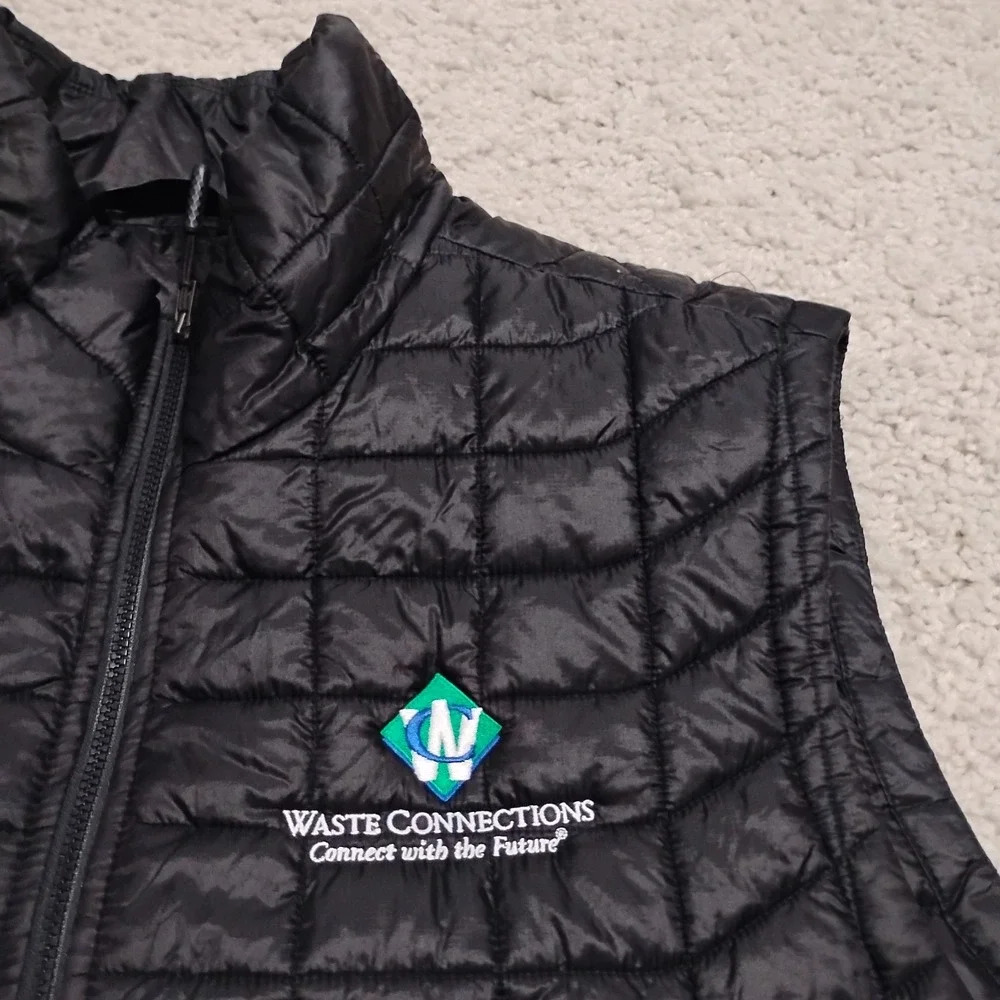 The North Face ThermoBall Eco Vest Mens XL Black Puffer Hiking Camp Lightweight